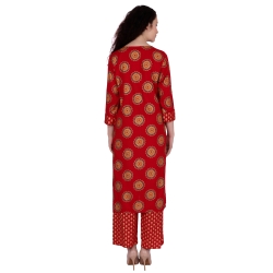 Red Printed Kurti